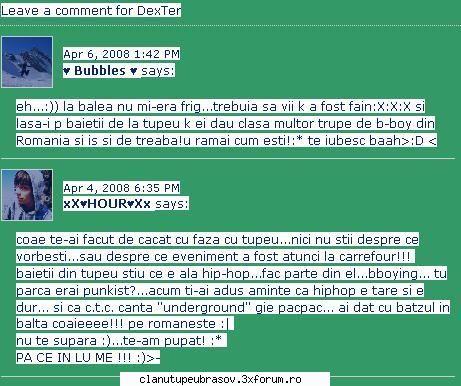 hi 5 tupeu la de la el de pe profil. discutii messenger si nu numai [copy - paste]